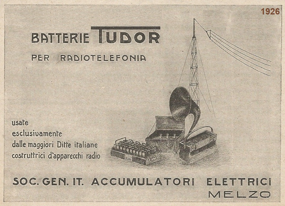 1926 Accumulatori Tudor amperorio