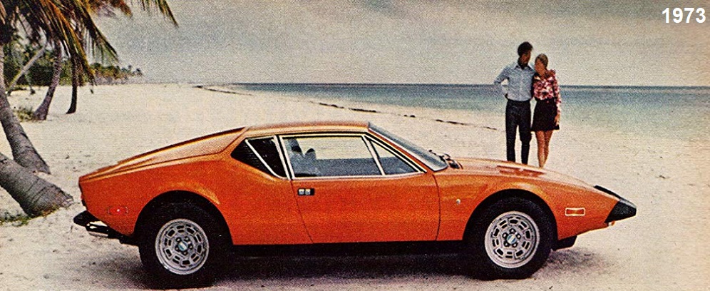 1973 De Tomaso Pantera advert